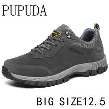 PUPUDA spring new hiking shoes classic outdoor sneakers men casual shoes big size12.5 fashion trend sport shoes non-slip 2024 - buy cheap