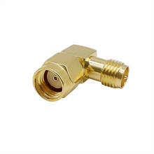 1Pcs Right Angle RP SMA Male to RP SMA Female RF Coaxial Connector Adapter RP SMA - RP SMA For WIFI Antenna 2024 - buy cheap