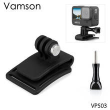 Vamson Hat Clip Bracket Mount Silicone Cushion Clamp Mount Kit for Gopro Hero 10 9 8 7 6 5 4 Camera Accessories VP503 2024 - buy cheap