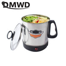 DMWD Stainlesss Steel Electric Kettle Water Heating Boiler Tea Pot Portable Travel Mini Hotpot Heater Food Cooking Noodle Cooker 2024 - buy cheap