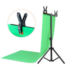 Photography T-shaped Background Support Stand Backdrop Holder Bracket With Clips and Green Screen Cloth For Photo Studio Video 2024 - buy cheap
