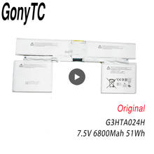 GONYTC-Batería de ordenador portátil G3HTA024H, 7,5 V, 51Wh, Original, para Microsoft Surface BOOK 1, teclado base, G3HTA023H 2024 - compra barato