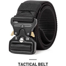 Nylon Tactical Belt Army Belt Men Outdoor Training Belts Quick Release Zinc Alloy Buckle Military Hunting Sports Belt 2024 - buy cheap