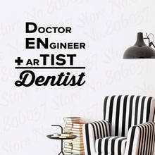 Teeth Dentistry Wall Stickers Vinyl Wall Decals Addition Dentist Dental Clinic Decor Tooth Wallpaper Bathroom Quote Decal WL802 2024 - buy cheap