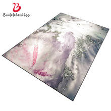 Alfombras nórdicas Bubble Kiss para sala de estar, alfombrilla antideslizante abstracta para el pie, decoración del hogar, rosa y gris, Línea Plateada, personalizada 2024 - compra barato