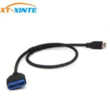 XT-XINTE USB 3.1 Adapter Cable Type-E Male to IDC20P Male USB 3.0 20Pin Extension Cable for Computer Motherboard 30cm 2024 - buy cheap