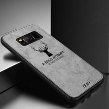 Capa de celular bordada de pano feita sob encomenda, capa rígida para samsung galaxy s10 s9 s8 plus note10 pro note 9 8 2024 - compre barato