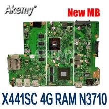 X441SC mainboard For Asus X441SC X441SA X441S laptop motherboard N3710 4GB RAM GT810M tested 100% work original 2024 - buy cheap