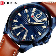 CURREN 8379 Mens Watches Waterproof Top Brand Luxury Calendar Fashion Male Clock Leather Sport Military Men Wristwatch Dropship 2024 - buy cheap