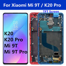 Pantalla lcd de 6,39 pulgadas para xiaomi mi 9t MONTAJE DE digitalizador con pantalla táctil con marco, para Redmi K20 pro K20 lcd mi 9t 2024 - compra barato