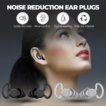 Silicone Sleeping Ear Plugs Sound Insulation Ear Protection Earplugs Anti-Noise Plugs for Travel Silicone Soft Noise Reduction 2024 - buy cheap