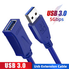 0.3m/1m/1.5m/1.8m USB 3.0 Cable Fast Speed Extension Cable Male to Female USB Data Sync Transfer Extender Cable For Camera Mouse 2024 - купить недорого
