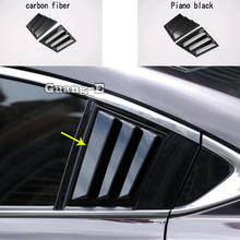 Car Sticker Cover Rear Tail Spoiler Side Triangle Wing Window Bezel Trim Frame Panel For Mazda6 Mazda 6 Atenza 2017 2018 2019 2024 - buy cheap