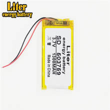 Batería de polímero de litio de 3,7 V y 1300mAh, batería recargable universal con navegador MP3 y GPS, 503759 2024 - compra barato