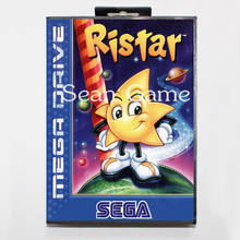 Elevata prestazione 16 Bit MD Game Card for Sega Mega Drive Ristar Cover With Retail Box 2024 - buy cheap