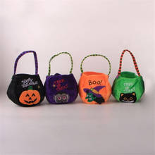 Halloween Decorations Children's Portable Pumpkin Bag Three-Dimensional Pumpkin Candy Bags Gift Bag Ghost Children's Props Pouch 2024 - buy cheap