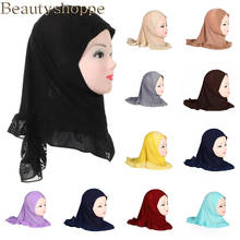 Muslim Women Girl Amira Lace Scarf Hijab Wrap Head Cover Full Cap Shawl Islamic Arab Neck Cover Prayer Hat Turban Headscarf 2024 - buy cheap