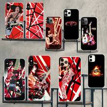 Eddie Van Halen Graphic Guitar Lovely Phone Case For iphone 12 5 5s 5c se 6 6s 7 8 plus x xs xr 11 pro max 2024 - buy cheap