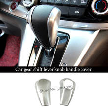 ABS Plastic Matte For Honda CRV CR-V 2012-2016 accessories Car gear shift lever knob handle Cover Trim Car Styling 2pcs 2024 - buy cheap