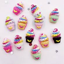 New 24pcs Resin  Love Mini Cup Ice Cream Cabochon  Flatback  Stone  Figurines Scrapbook DIY Craft Home Decor Accessories OH02 2024 - buy cheap