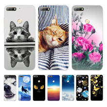 For Huawei Honor 7C AUM-L41 Case Cartoon Soft silicone TPU Back Cover For Honor 7C 5.7 inch Honor7C 7 C Phone Cases Cute Bumper 2024 - buy cheap