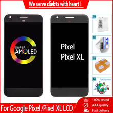 Дисплей AMOLED для Google Pixel XL, ЖК-дисплей, сенсорный экран AAA +++, без битых пикселей, дигитайзер в сборе, Замена ЖК-дисплея Google Pixel 2024 - купить недорого
