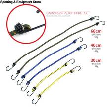 6pc 30/40/60cm Bungee Cord High Elasticity Rubber Tied Rope With Hooks Outdoor Tent Camping Luggage Outdoor Tool 2024 - buy cheap