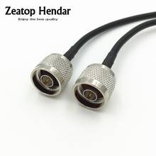 Cable de extensión de antena RF, Conector de Cable Coaxial de 15CM, 20CM, 30CM, 50CM, 1M, 2M, 3M, RG58/LMR195, 10 Uds. 2024 - compra barato