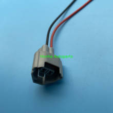 Free shipping 100 pcs/lots 2 Pin/Way Female connector Bottom Slot with 16AWG 20cm wire 6189-0035 2024 - buy cheap