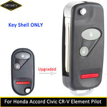 DIYKEY-botón 2 + 1 para Honda Accord Civic CR-V Element Pilot, carcasa de llave remota mejorada, OUCG8D-344H-A Fob A269ZUA106 2024 - compra barato