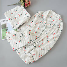 Fdfula-pijama para grávidas de primavera e outono, conjunto para amamentação, pijama de manga longa com estampa branca 2024 - compre barato