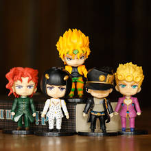 5pcs/set JOJOs Bizarre Adventure Action Figure Toys PVC Model Giorno Giovanna Bruno Dolls 2024 - buy cheap