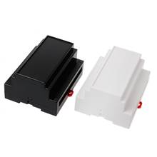 107*87*59mm Black/White Plastic Din Rail Junction Box Electronic Equipment enclosure industrial box 2024 - buy cheap