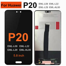 5.8" p20 lcd For Huawei P20 LCD EML-L09 EML-L22 EML-L29 EML-AL00 Display Touch Screen Digitizer Assembly For Huawei P20 Display 2024 - buy cheap