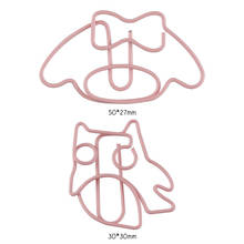 Clipe de papel formato de coruja rosa, clipe de papel formato de coruja rosa, clipe de papelão para marcação e decoração, clipes de armazenamento, vinculação para planejador de escritório com 10 peças 2024 - compre barato