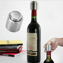 New Handy Stainless Steel Vacuum Wine Bottle Stopper Plug Bottle Cap Pump Sealer SP99 2024 - buy cheap