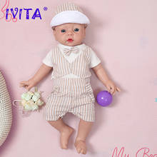 Реалистичная силиконовая кукла-младенец IVITA WB1506, 51 см, 3,2 кг, Игрушки для раннего развития мальчиков, имитация для детей, Рождественский подарок 2024 - купить недорого