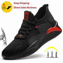 Lightweight Work Shoes Sneakers Puncture-Proof Safety Shoes Men Indestructible Work Boots Construction Work Safety Boots Men 2024 - buy cheap