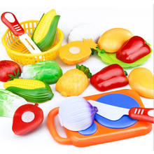 Brinquedo educacional para crianças, 12pçs, corte de frutas e legumes, brinquedo de fantasia para crianças, presente para crianças 2024 - compre barato