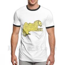 Cheetah / Leopard T Shirt Cotton Men Diy Print Cool Tee A Quiet Spot O Ginkgo No Name Suspicious Use It Well Typewuter The 2024 - buy cheap