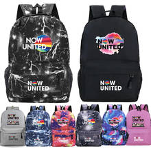 Now United Backpack Kids Cartoon Anime Knapsack Students School Bags Boys Girls Satchel Men Women Children Travel Rucksacks Gift 2024 - buy cheap