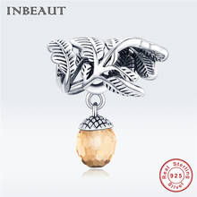 INBEAUT 2020 new authentic 925 sterling silver lucky pine cone pendant fit original Pan bracelet charms making European jewelry 2024 - buy cheap