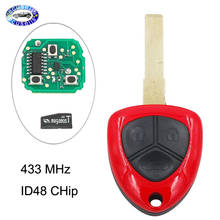 Keyless Entry Smart Remote Key Fob 3 Buttons 433 MHZ for Ferrari 458 With ID48 Chip 2024 - buy cheap