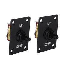 2xTrim Tab Toggle Switch 3 Pos Up Down Momentary On/Off/Momentary On Boat Marine 12V 24V 15A Waterproof 2024 - buy cheap