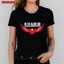 Khabib-Camiseta de algodón de Nurmagomedov para mujer, ropa Hipster de artista marcial mixto ruso, Camisetas de caza y Rey ligeras 2024 - compra barato