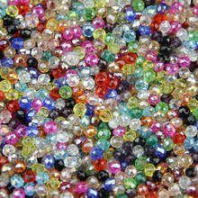 Yhbzret miçangas de cristal austríaco redondas, miçangas espaçadoras de bola de vidro 3mm 200 peças, joias para fazer pulseira colar diy 2024 - compre barato