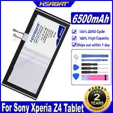 Hsabat lis2210erpx lis2210erpc 6500mah bateria do portátil para sony xperia z4 tablet sgp712 sgp771 1291-0052 baterias 2024 - compre barato