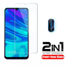 2 in 1  Tempered Glass for Huawei P Smart 2019 Camera Lens Screen Protector Film for Huawei P Smart 2021 P20lite Protective Glas 2024 - buy cheap