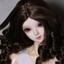 [Wamami] UU # коричневый волнистый/обжимной парик для 1/4 MSD 1/3 SD DZ AOD BJD Dollfie 2024 - купить недорого
