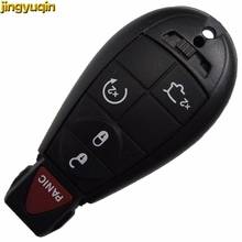 Jingyuqin nuevo control remoto clave Shell para mando para gran Cherokee llave Fob cubierta sin llave para JEEP para CHRYSLER para DODGE 5 botones 2024 - compra barato